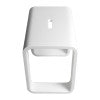 White Matte Solid Surface Resin Bathroom / Shower Stool