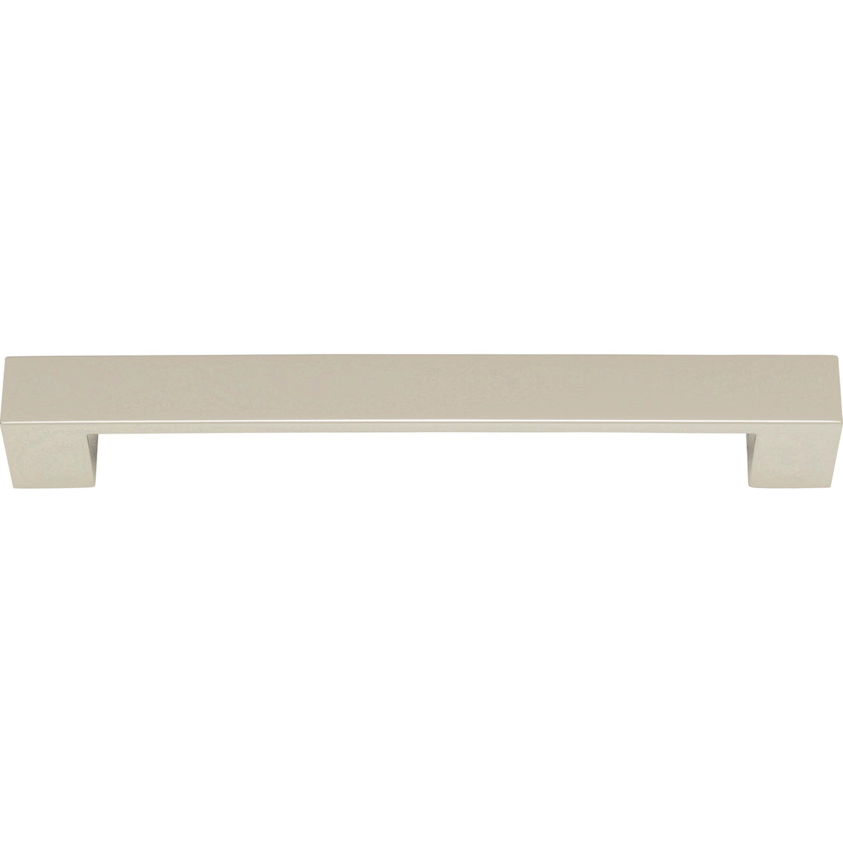Atlas Homewares Wide Square Pull 7 9/16 Inch (c-c) Polished Nickel