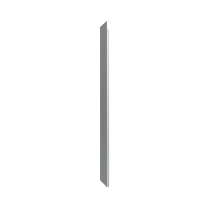 Essential Gray Book Case End - 1.5" W x 96" H x 15" D