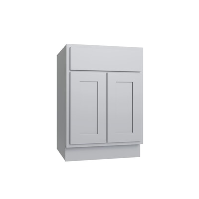 Essential Gray Double Door Vanity - 24" W x 34.5" H x 21"