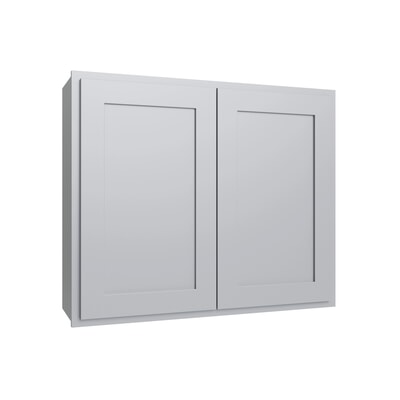 Essential Gray Double Door Wall Cabinet - 42" W x 36" H