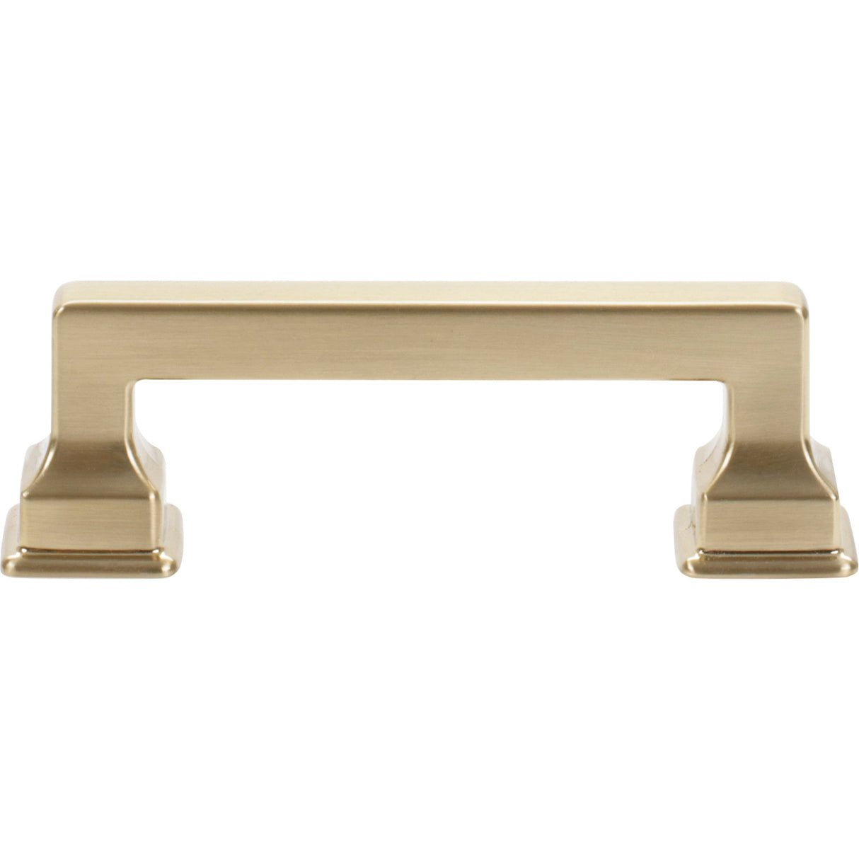 Atlas Homewares Erika Pull 3 Inch (c-c) Warm Brass