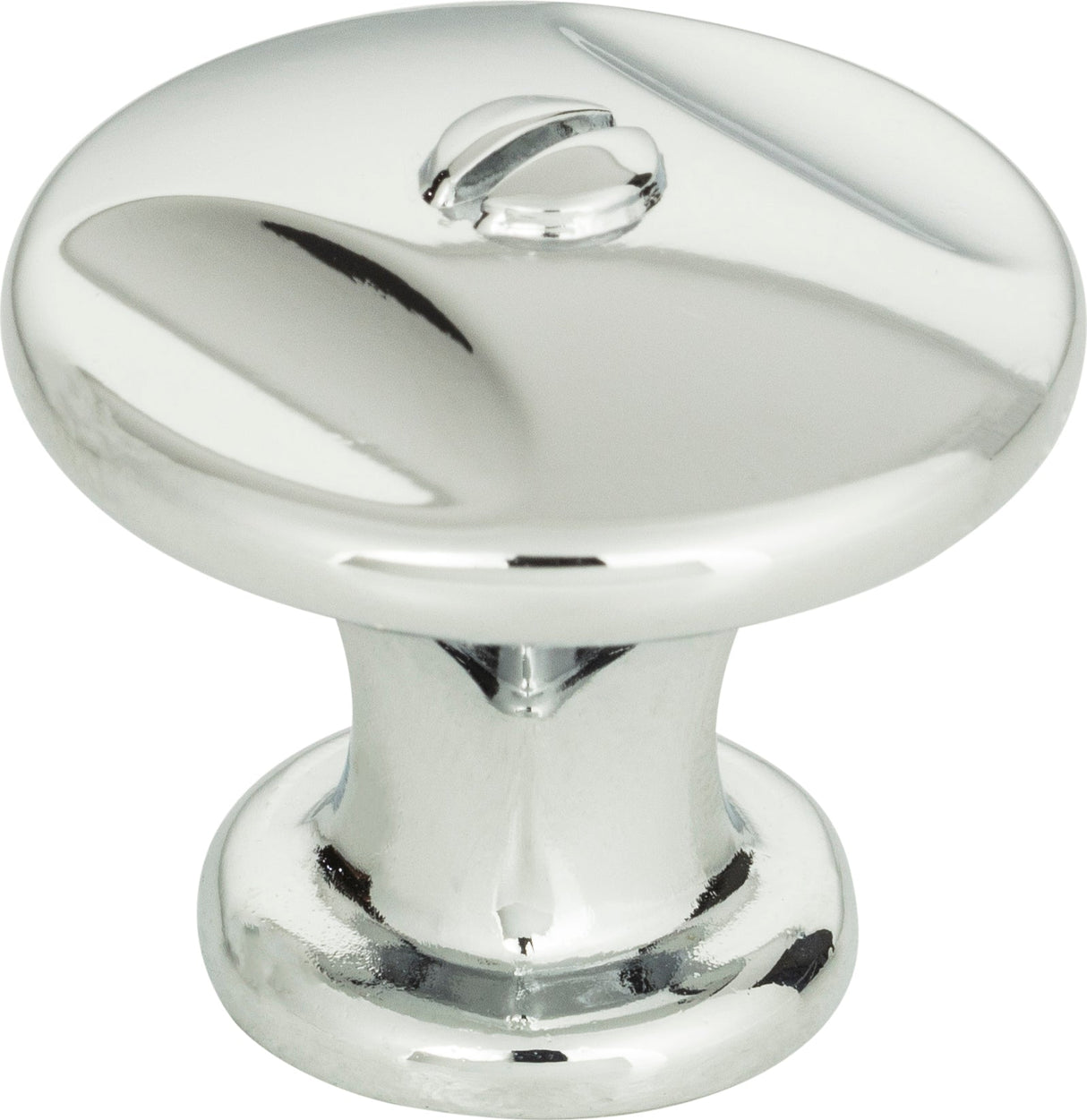 Atlas Homewares Ergo Knob 1 3/8 Inch Polished Chrome