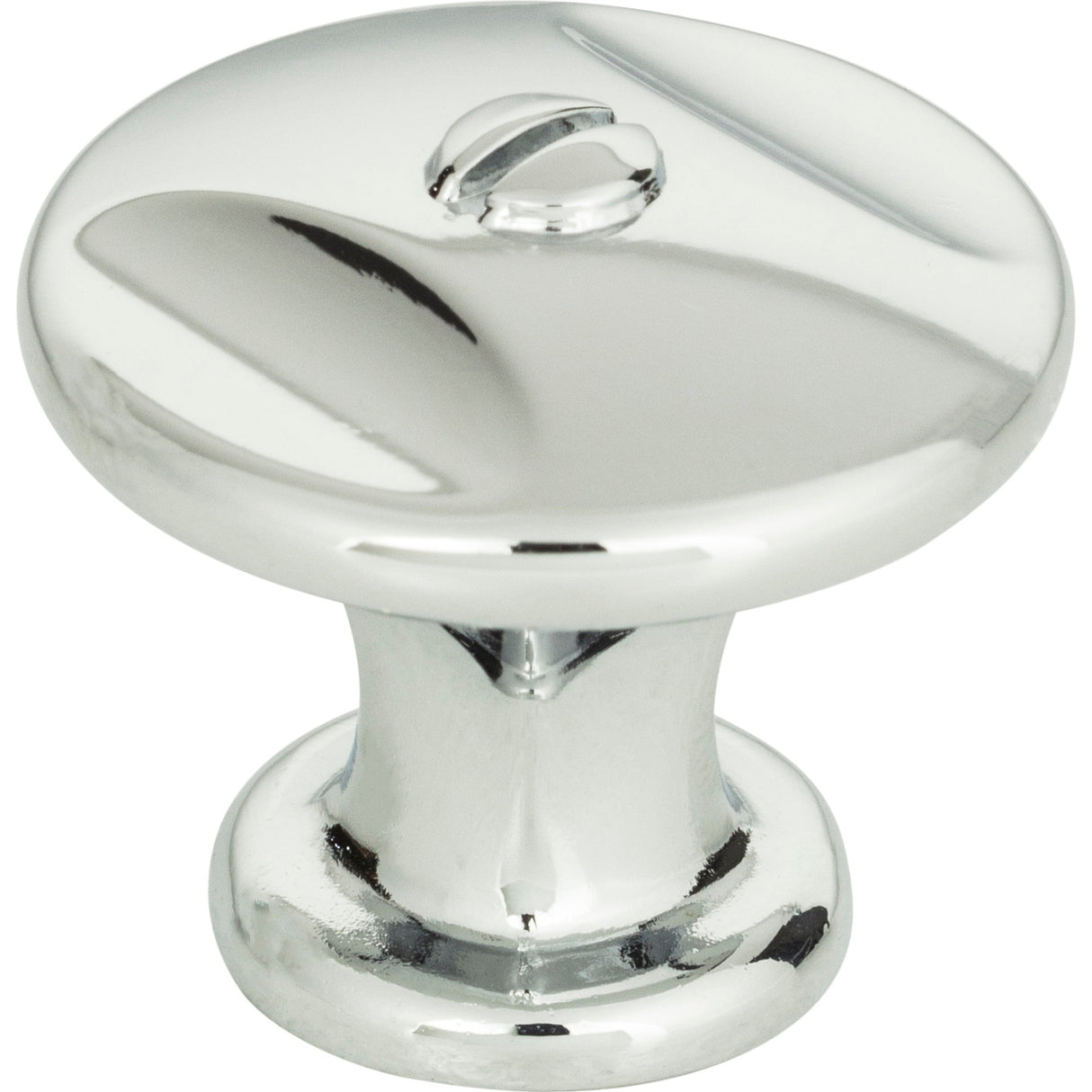 Atlas Homewares Ergo Knob 1 3/8 Inch Polished Chrome
