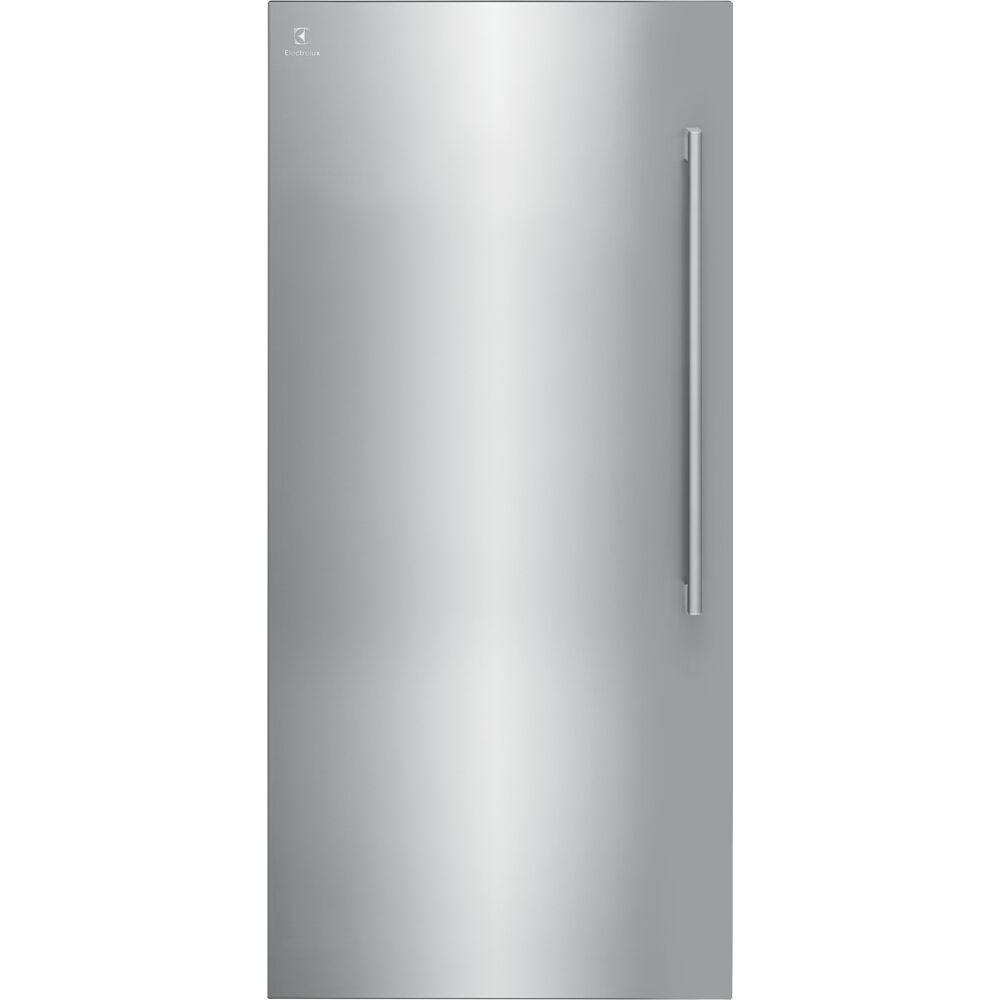 Electrolux EI33AF80WS 18.6 CF Built-In All-Freezer Glass Shlvs LED SS backing, Stainless
