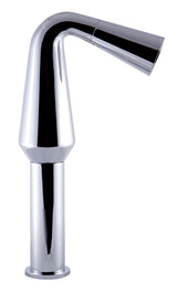 ALFI brand AB1792-PC Polished Chrome Single Hole Tall Cone Waterfall Bathroom Faucet