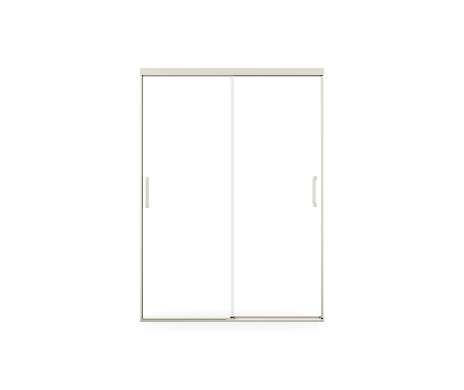 MAAX 138521-900-305-000 Incognito 74 51-54 x 74 in. 8mm Bypass Shower Door for Alcove Installation with Clear glass in Brushed Nickel