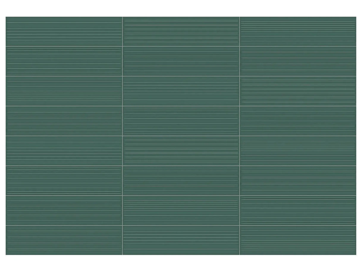 Anatolia Geometra 3X12 Divide Emerald Glossy Ceramic Wall Tile 4000-0312-0 Emerald Divide 3x12 - premium natural stone mosaic tile from Anatolia Tile, available at PoshHaus showroom in Keene, NH