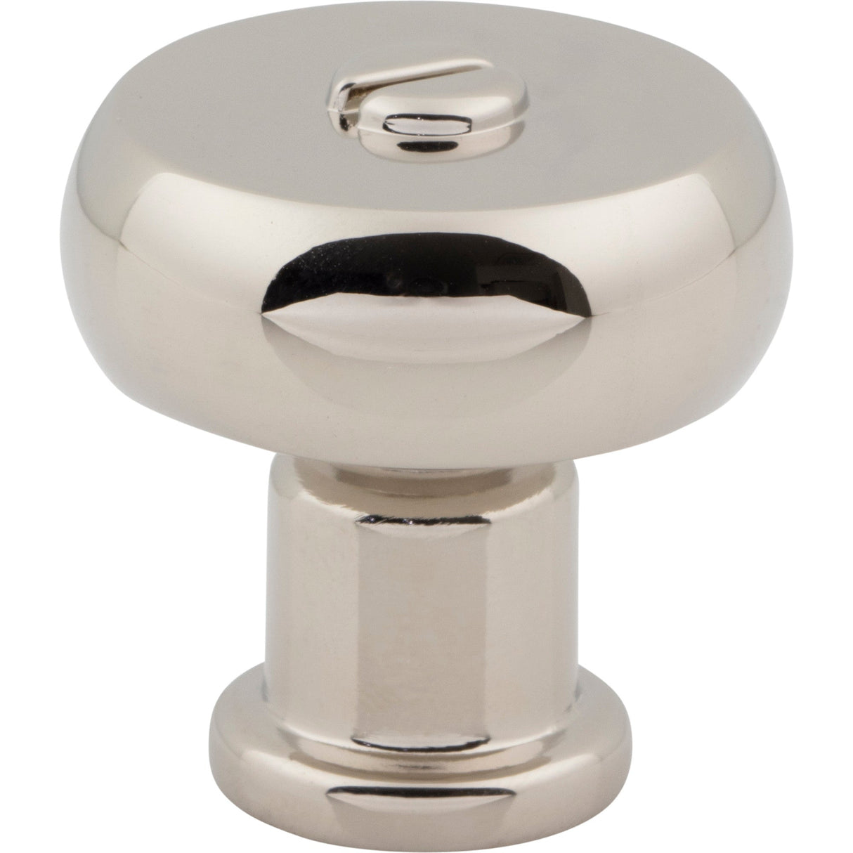 Atlas Homewares Everitt Knob 1 3/16 Inch Polished Nickel