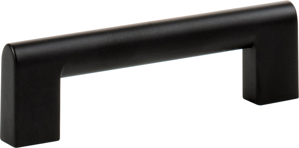 Atlas Homewares Round Rail Pull 3 3/4 Inch Matte Black