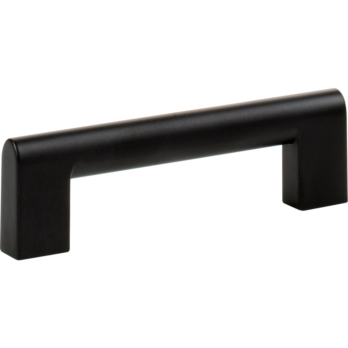 Atlas Homewares Round Rail Pull 3 3/4 Inch Matte Black