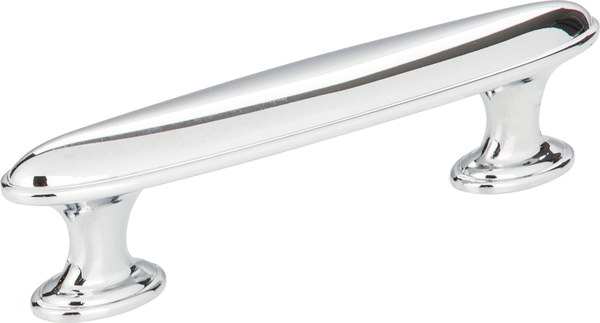 Atlas Homewares Austen Oval Pull 3 Inch (c-c) Polished Chrome