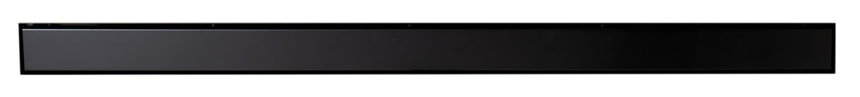 ALFI brand 47" Black Matte Brushed Stainless Steel Linear Shower Drain with Solid Cover