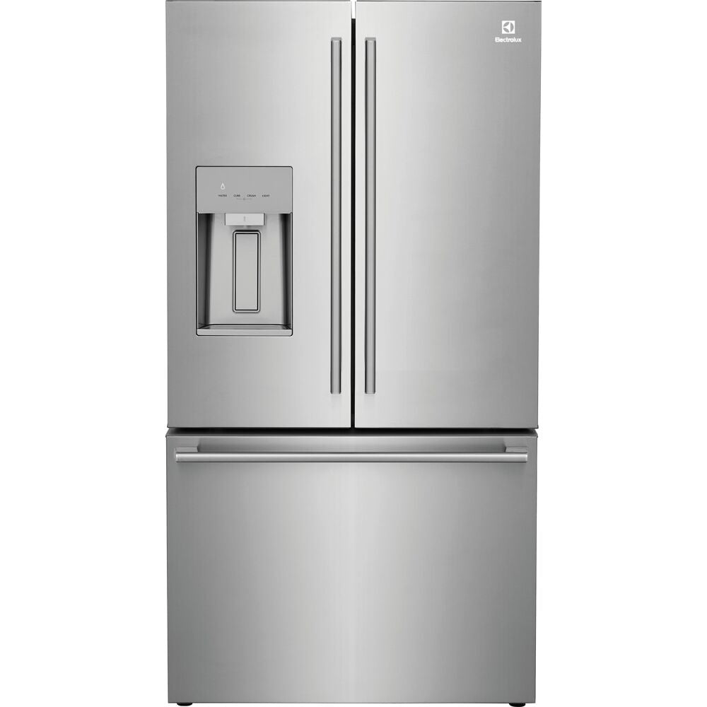 Electrolux ERFC2393AS 23 Cu Ft Counter-Depth French Door Refrigerator, dispense