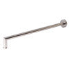 Brushed Nickel 20" Round Wall Shower Arm