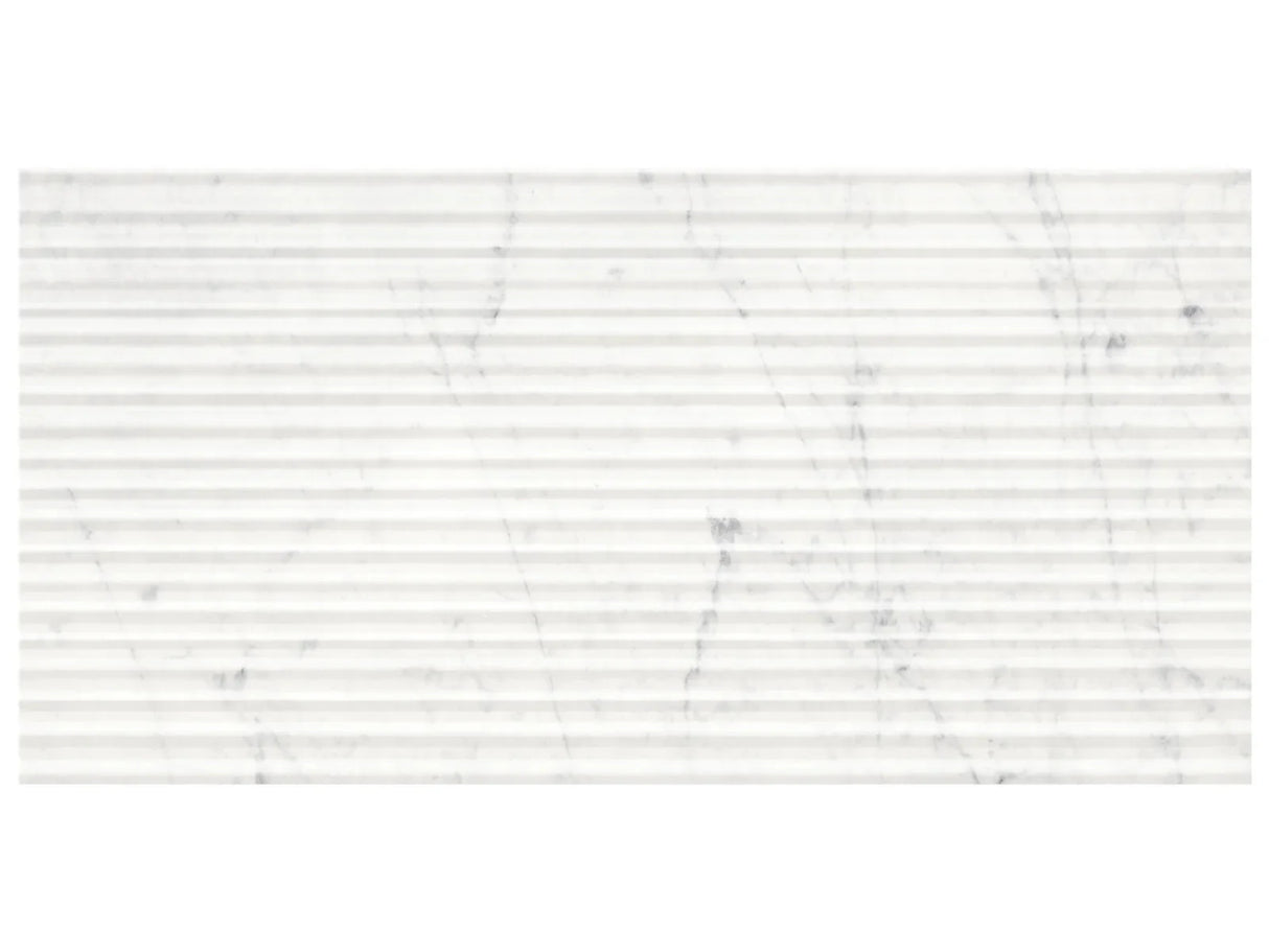 Anatolia Tile 12X24 Eterna Bianco Curva Honed Marble Tile 5000-0345-0 Eterna Bianco Curva 12x24 Honed - premium natural stone mosaic tile from Anatolia Tile, available at PoshHaus showroom in Keene, NH