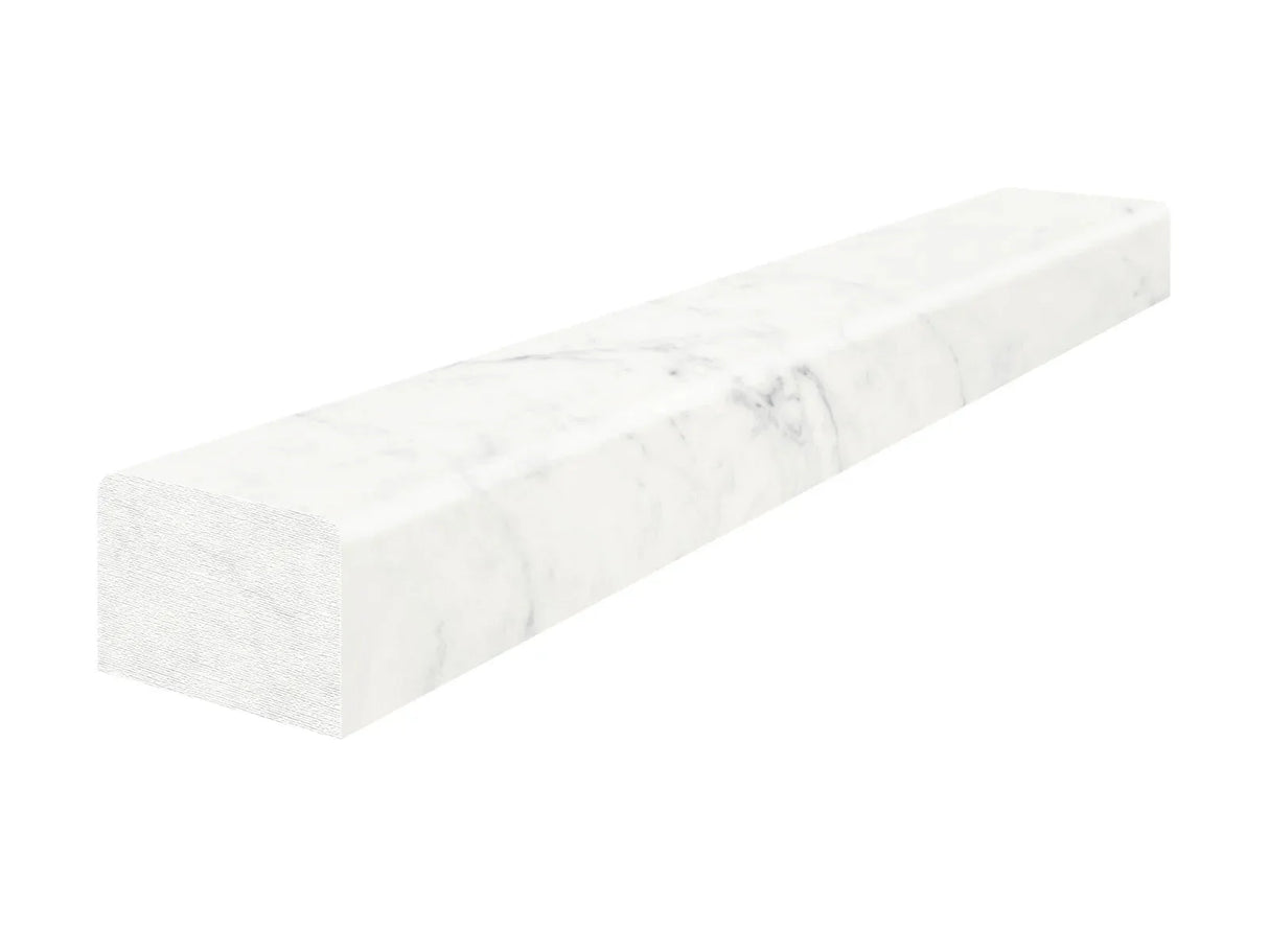 Anatolia Tile 1.25X12 Eterna Bianco Honed Marble Deco-Bar 5002-0092-0 Eterna Bianco Deco-Bar 1.25x12 - premium natural stone mosaic tile from Anatolia Tile, available at PoshHaus showroom in Keene, NH