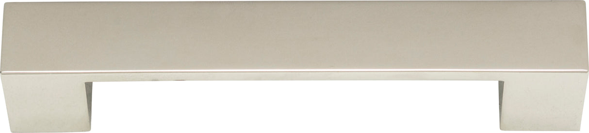 Atlas Homewares Wide Square Pull 5 1/16 Inch (c-c) Polished Nickel
