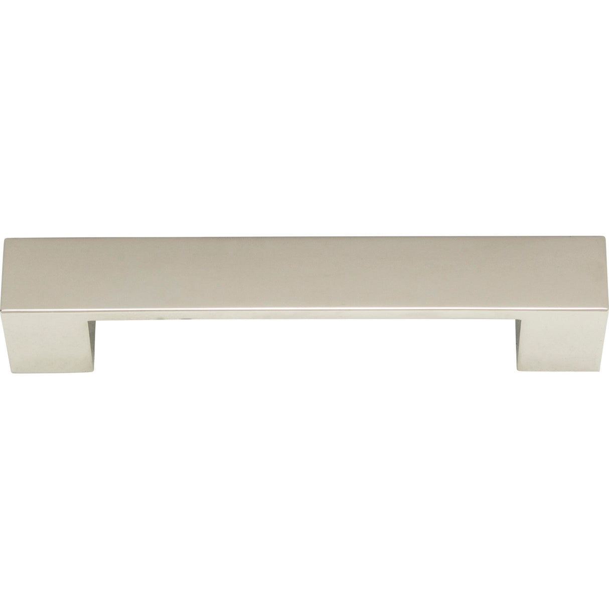 Atlas Homewares Wide Square Pull 5 1/16 Inch (c-c) Polished Nickel