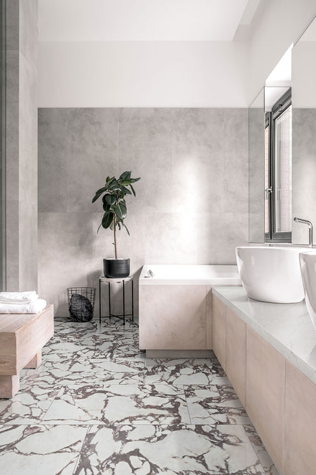 Exotika Violetta Porcelain Tile - Polished - MSI Surfaces Floor Tiles Ventara Violetta Polished 24" x 48"