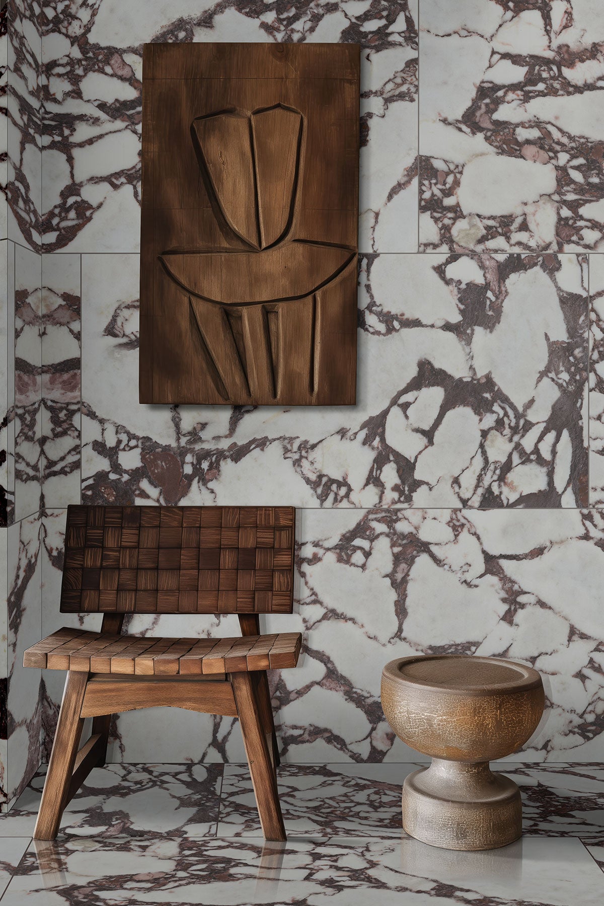 Exotika Violetta Porcelain Tile - Polished - MSI Surfaces Floor Tiles Ventara Violetta Polished 24" x 48"