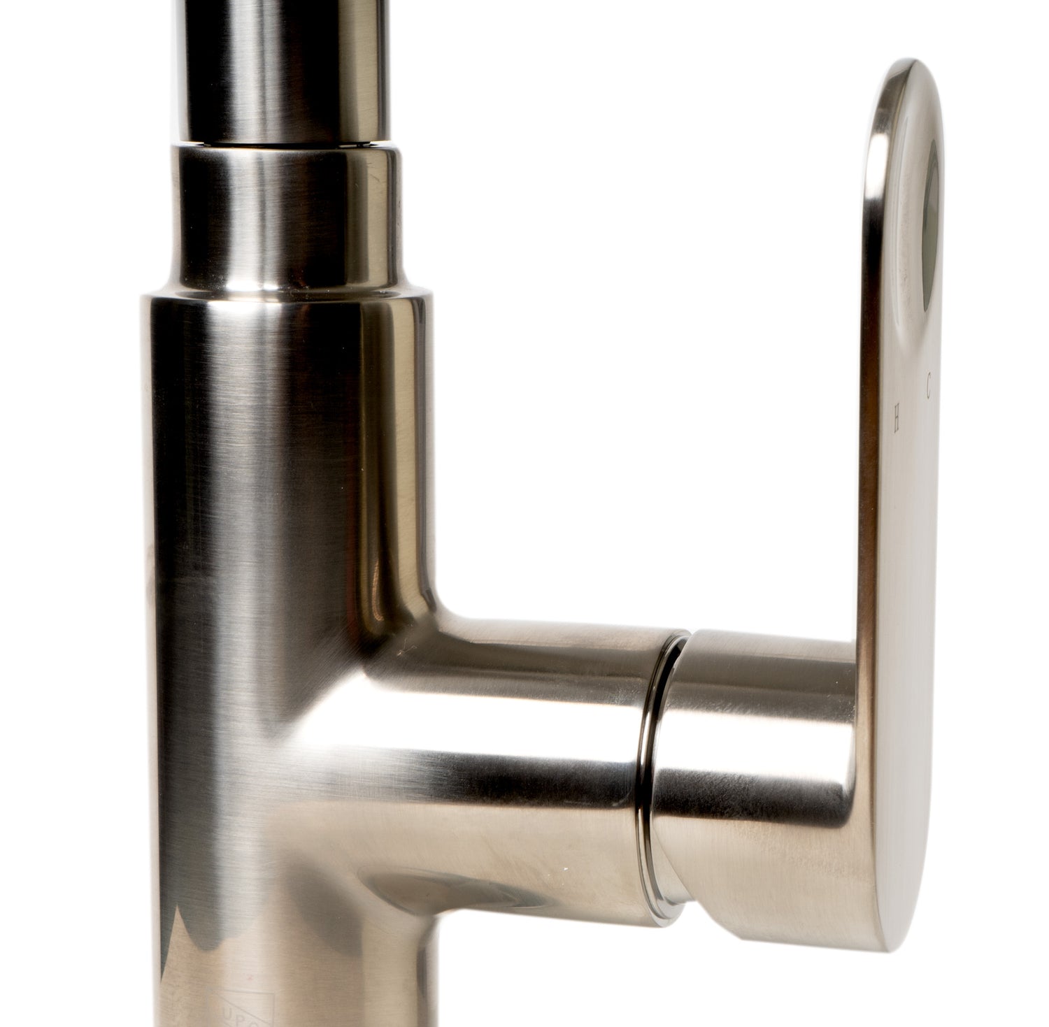 Brushed Nickel Gooseneck Pull Down Kitchen Faucet