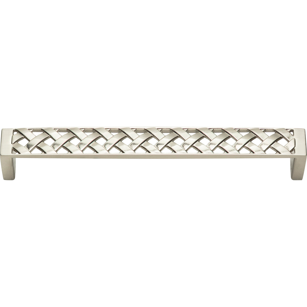 Atlas Homewares Lattice Pull 6 5/16 Inch (c-c) Brushed Nickel