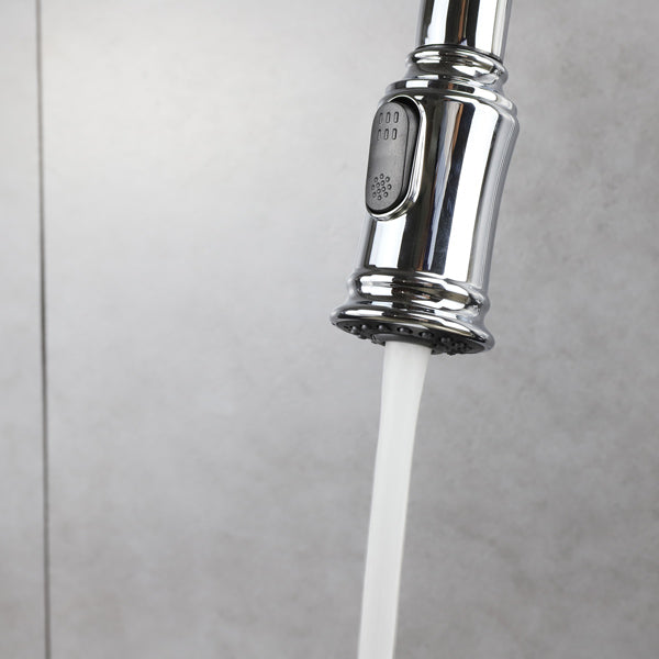 Artos Classic Kitchen Faucet with Pulldown Spray in Chrome – Lifestyle