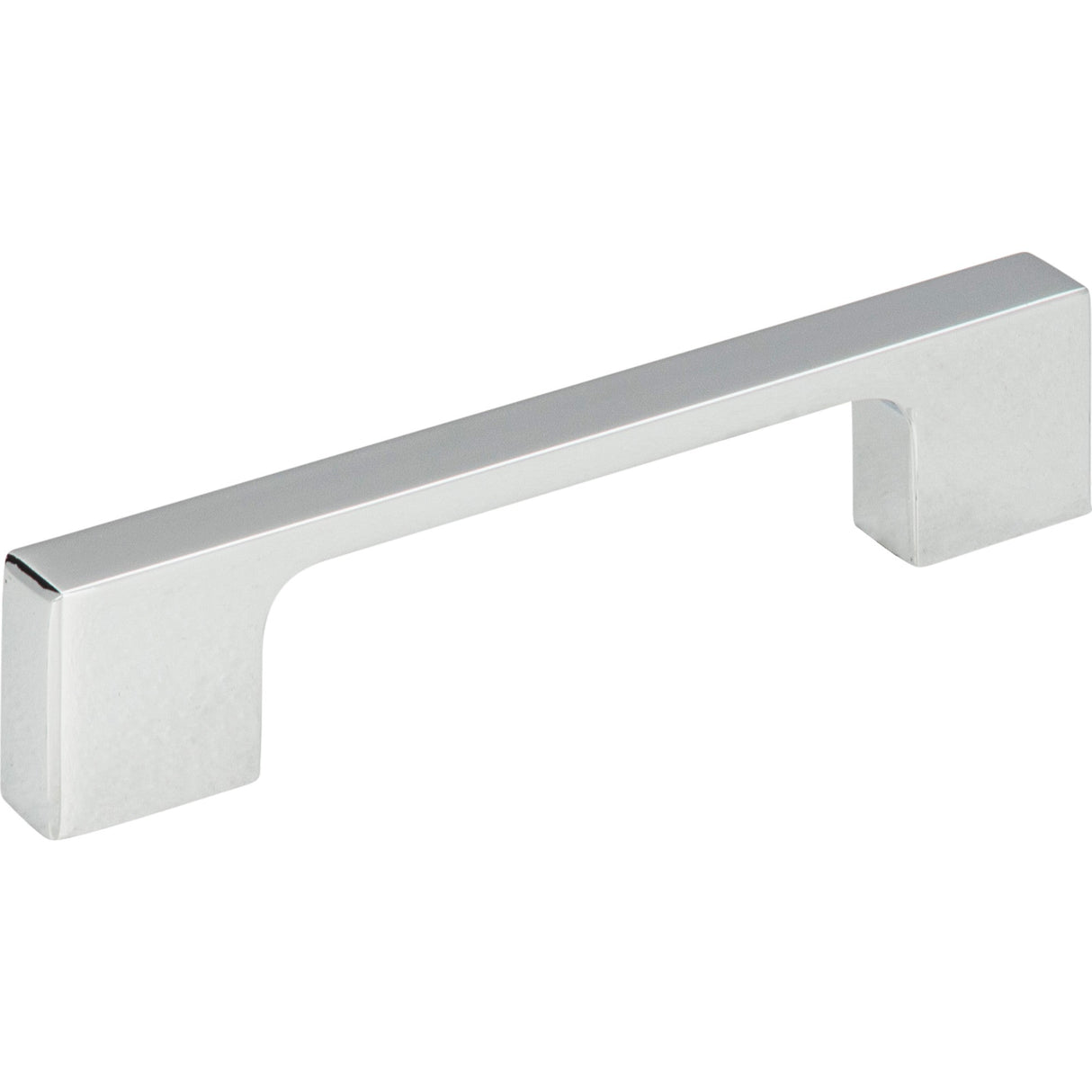 Atlas Homewares Thin Square Pull 3 3/4 Inch (c-c) Polished Chrome