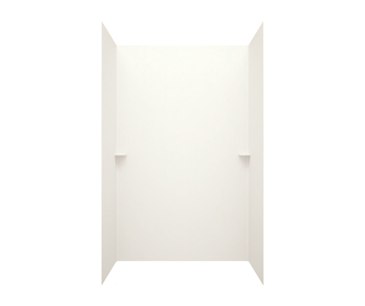 Swanstone SK-363696 36 x 36 x 96 Swanstone Smooth Glue up Shower Wall Kit in Bisque SK363696.018