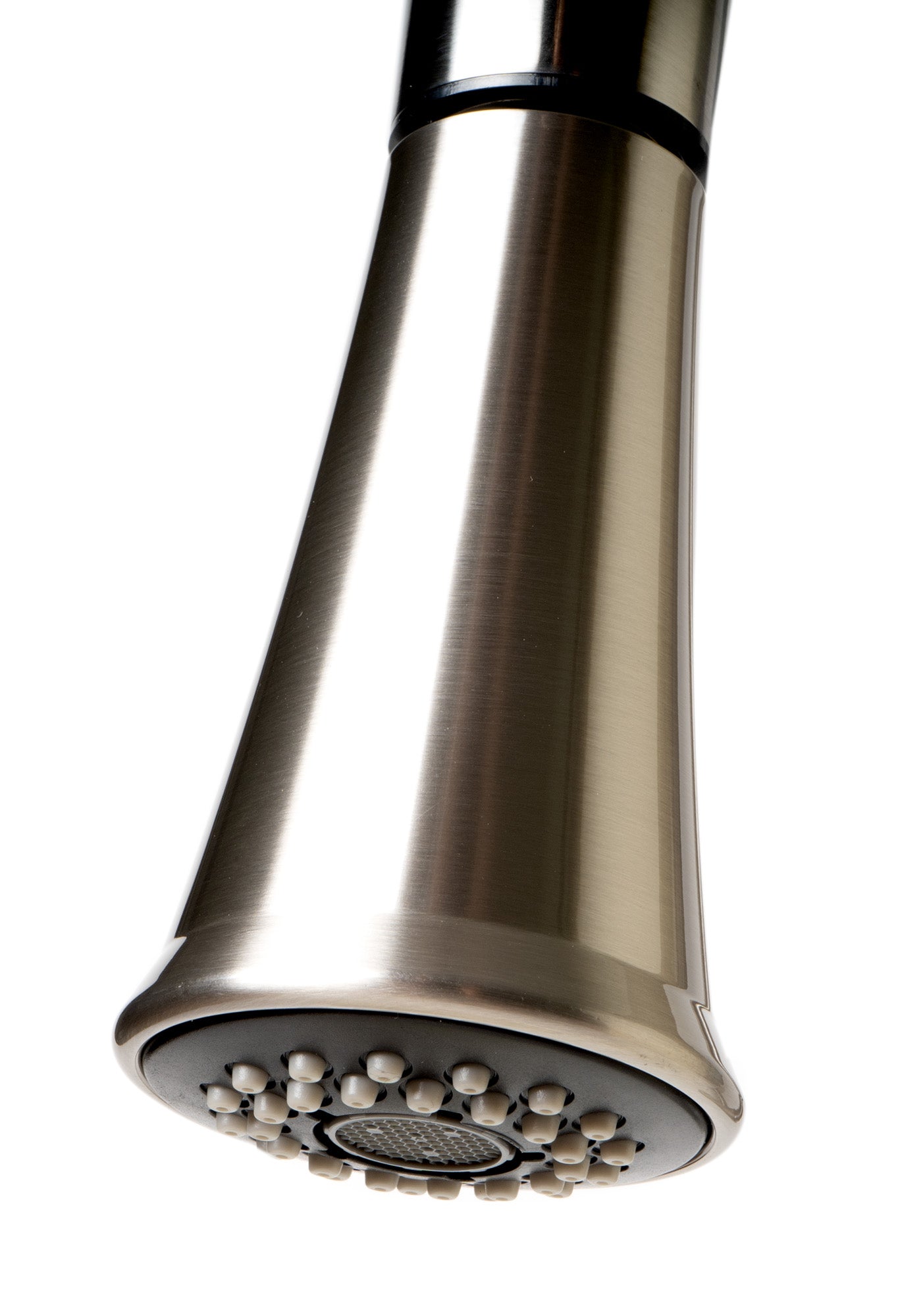 Brushed Nickel Gooseneck Pull Down Kitchen Faucet