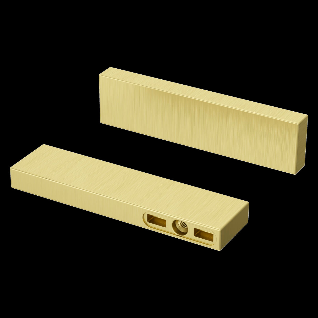 Verve Lever Handle Kit for Widespread and Roman Tub in Brushed Gold