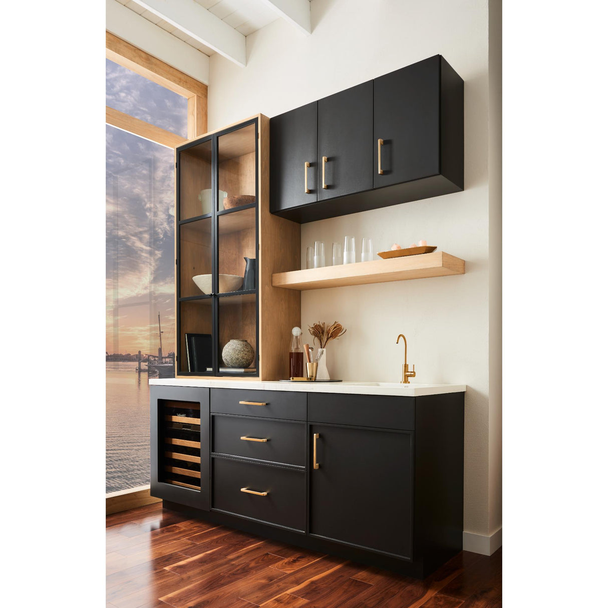 Atlas Homewares Indio Pull 7 9/16 Inch Matte Gold