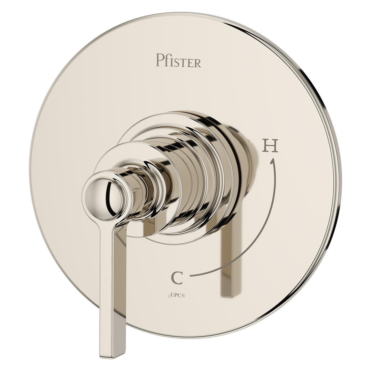 Winter Park Shower Flange Only Trim in Polished Nickel