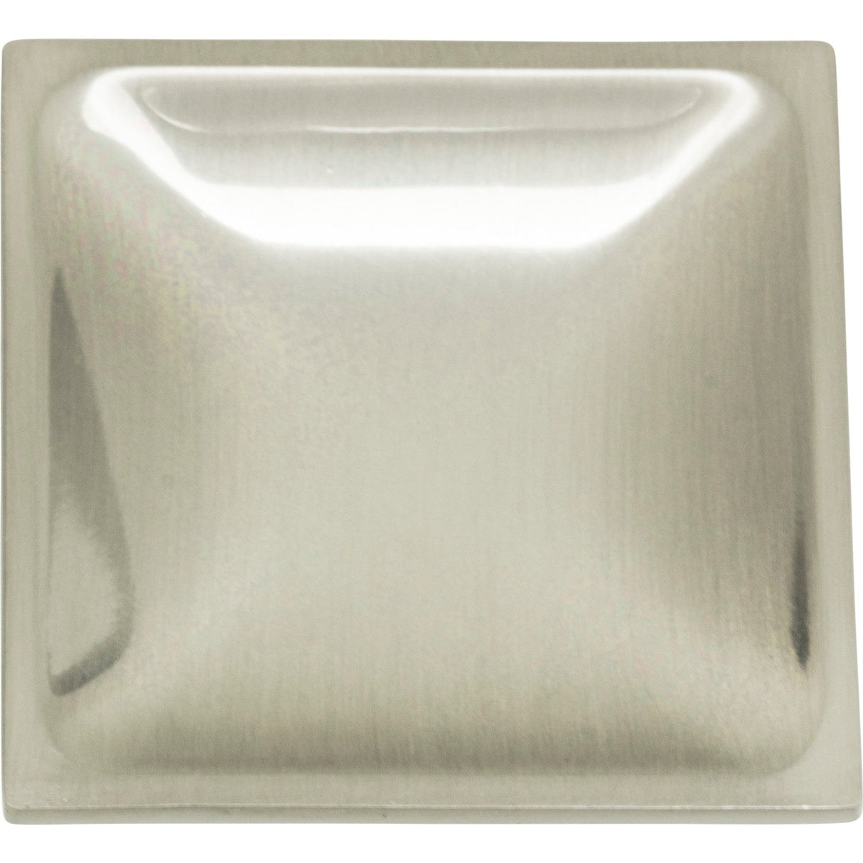 Atlas Homewares Dap Square Knob 2 Inch Brushed Nickel