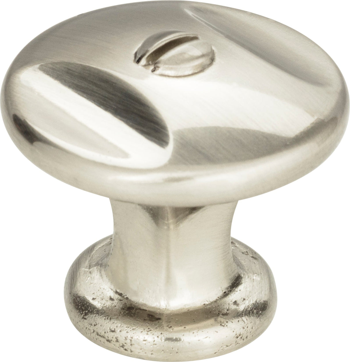Atlas Homewares Ergo Knob 1 3/8 Inch Brushed Nickel