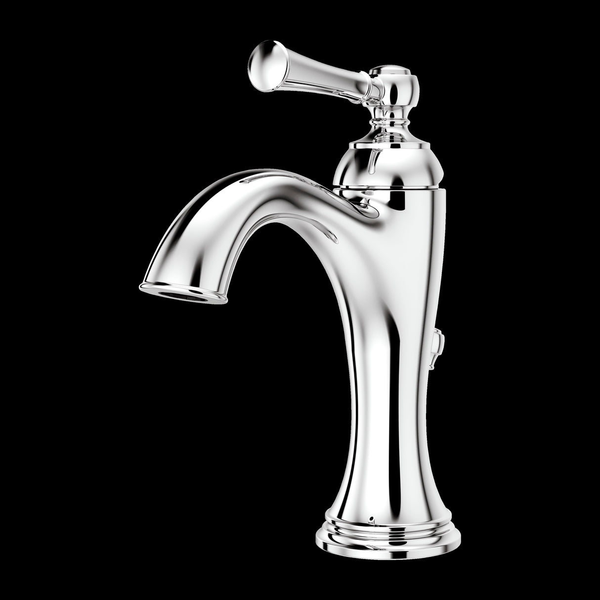 Tisbury Single Control 4" Centerset Bathroom Faucet in Polished Chrome