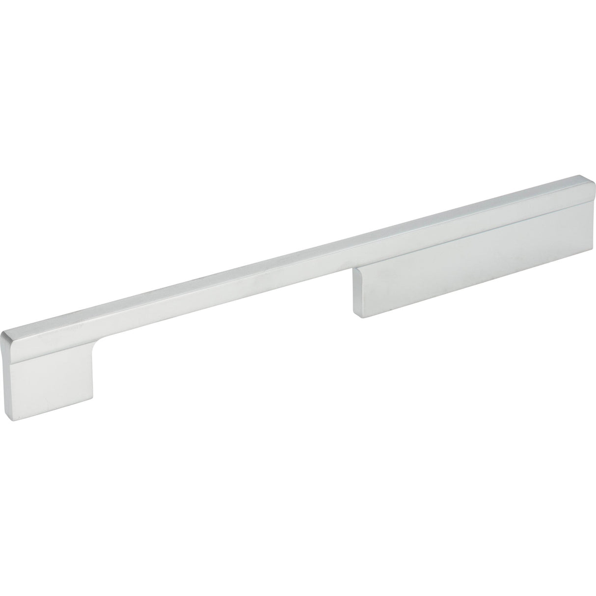 Atlas Homewares Off Center Pulls 7 9/16 Inch (c-c) Matte Chrome