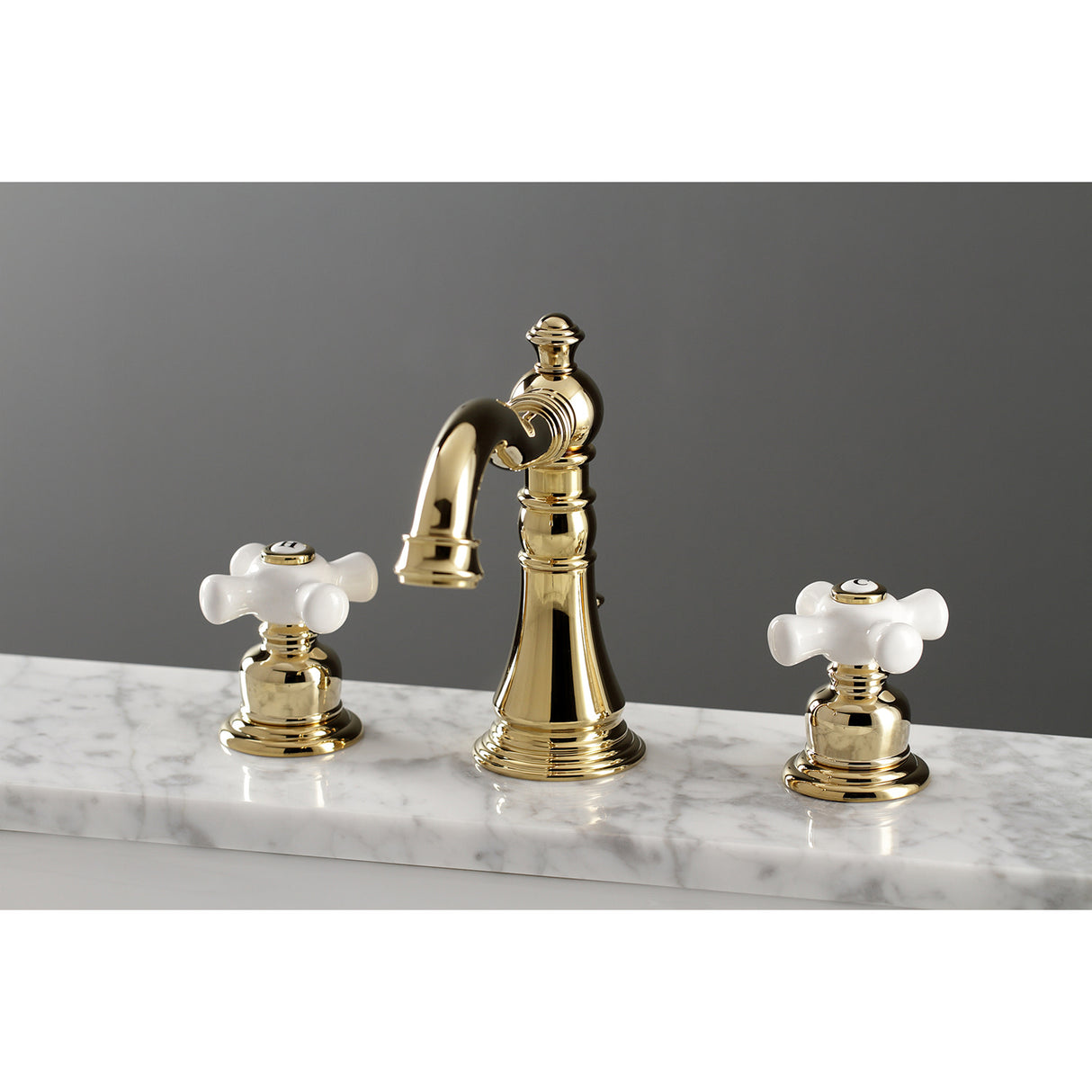 Fauceture FSC1972PX American Classic Widespread Bathroom Faucet, Polished Brass