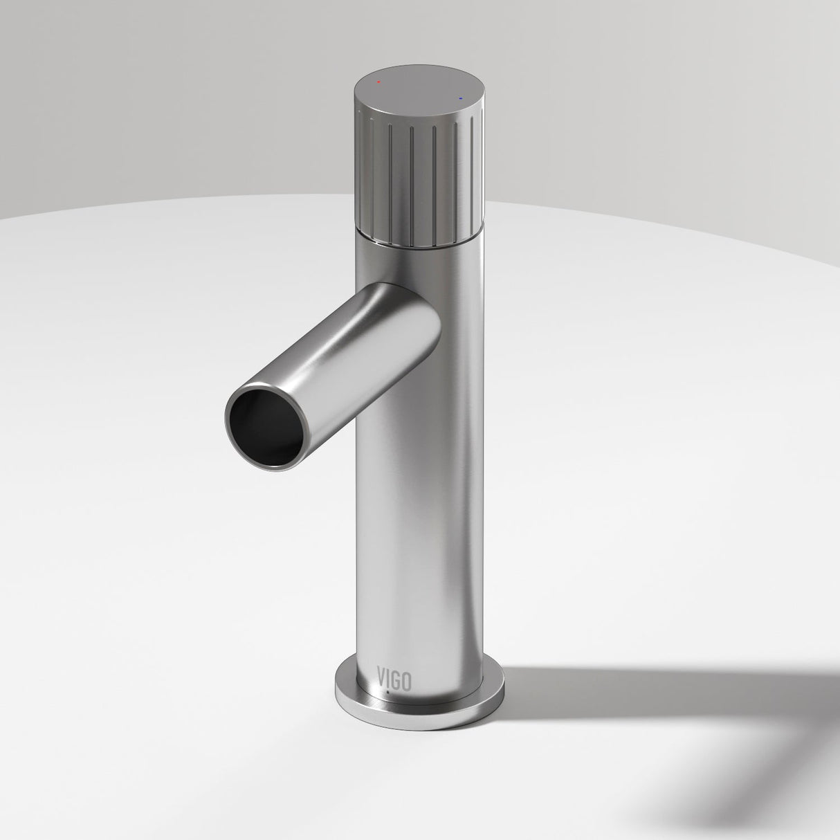 VIGO Ashford Single Hole Bathroom Faucet in Brushed Nickel VG01052BN