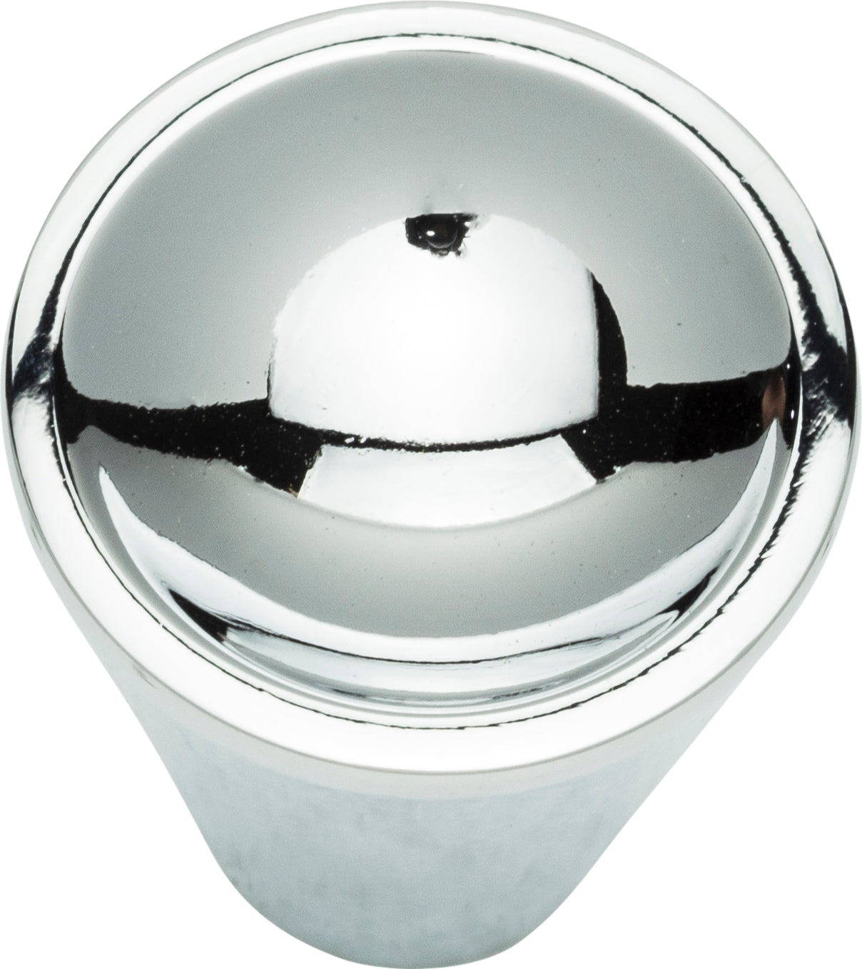 Atlas Homewares Dap Cone Knob 1 Inch Polished Chrome