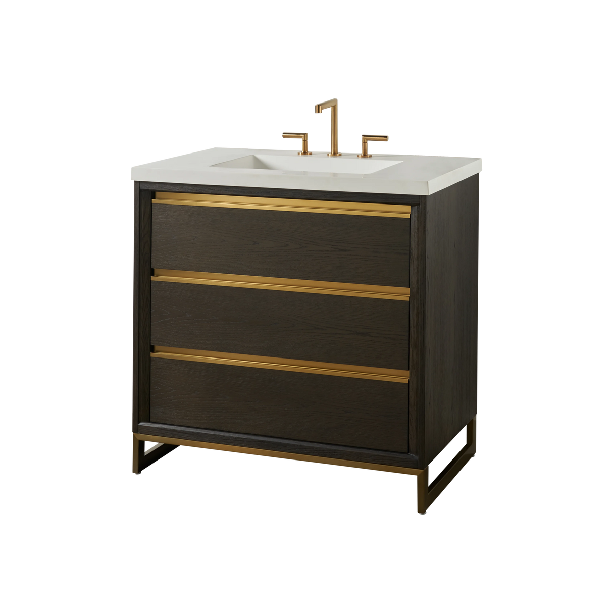 Ambassador 36" Vanity - Burnt Chocolate