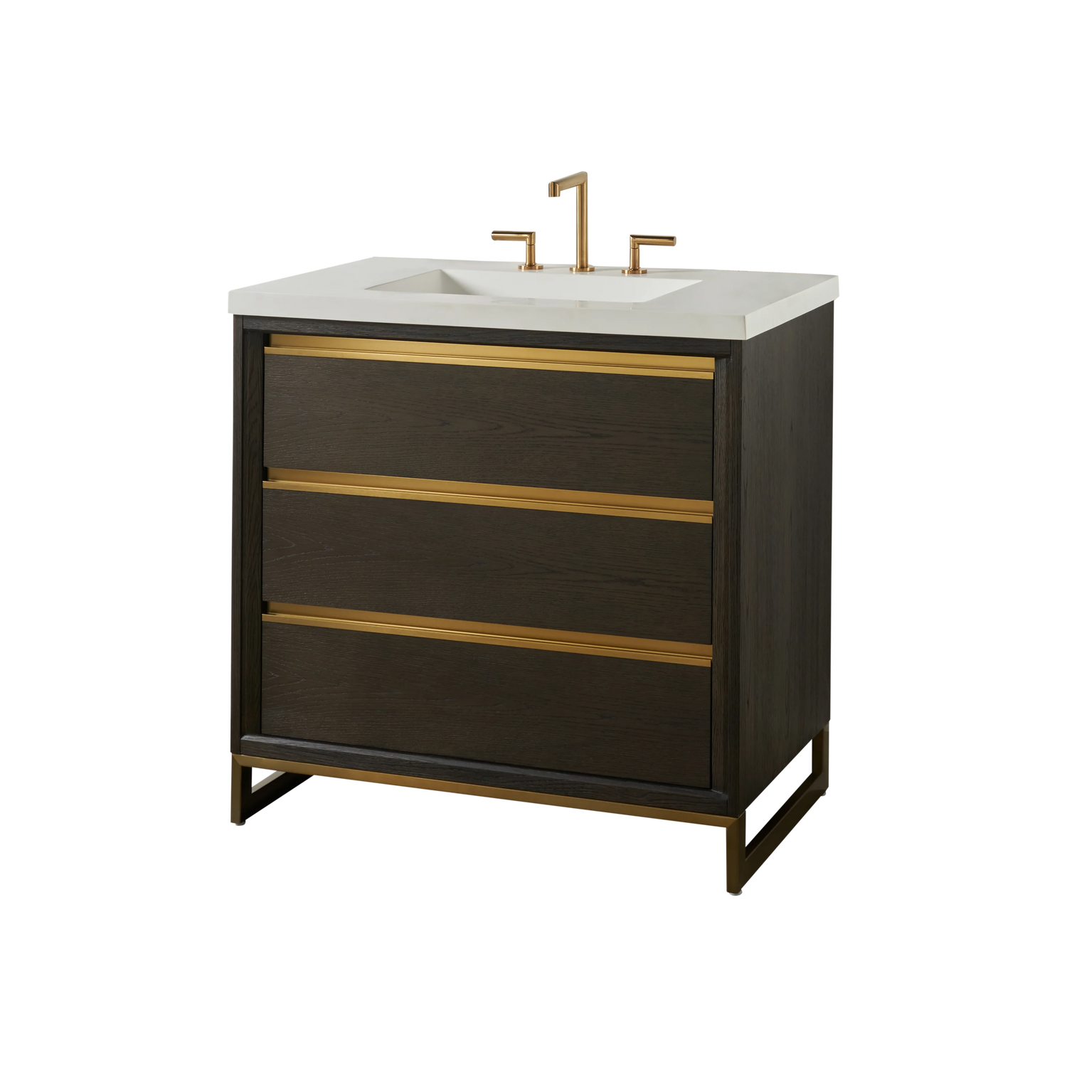 Ambassador 36" Vanity - Burnt Chocolate