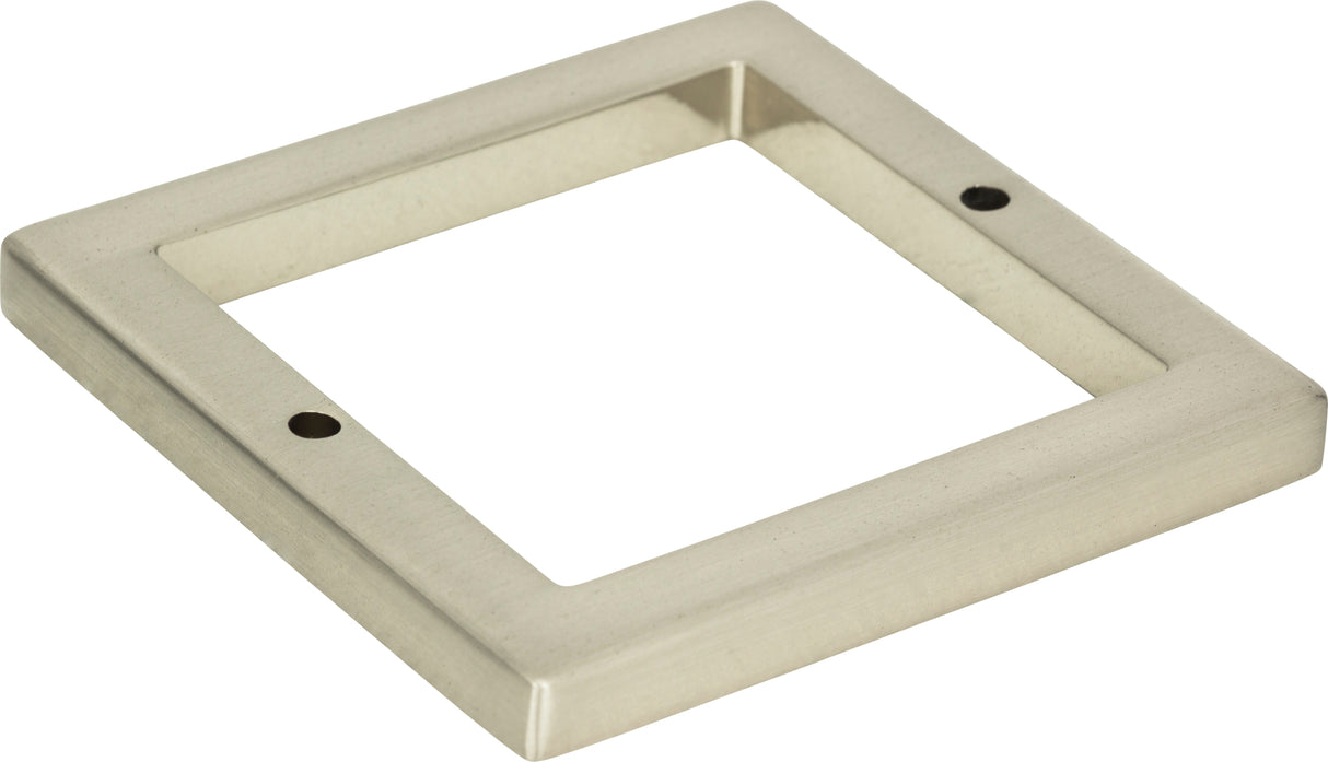 Atlas Homewares Tableau Square Base 2 1/2 Inch Brushed Nickel