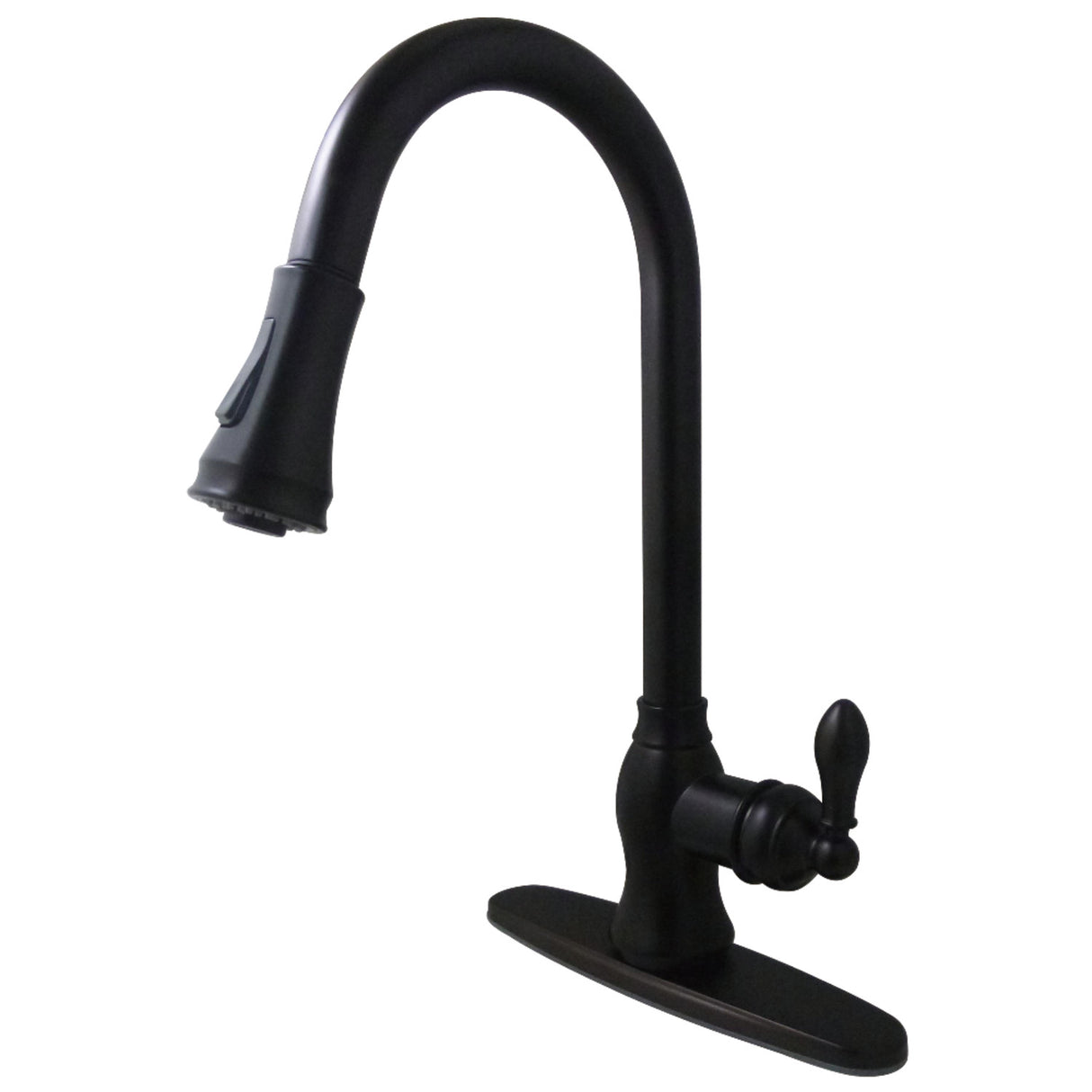 Gourmetier GSY7775ACL American Classic Single-Handle Pull-Down Sprayer Kitchen Faucet, Oil Rubbed Bronze