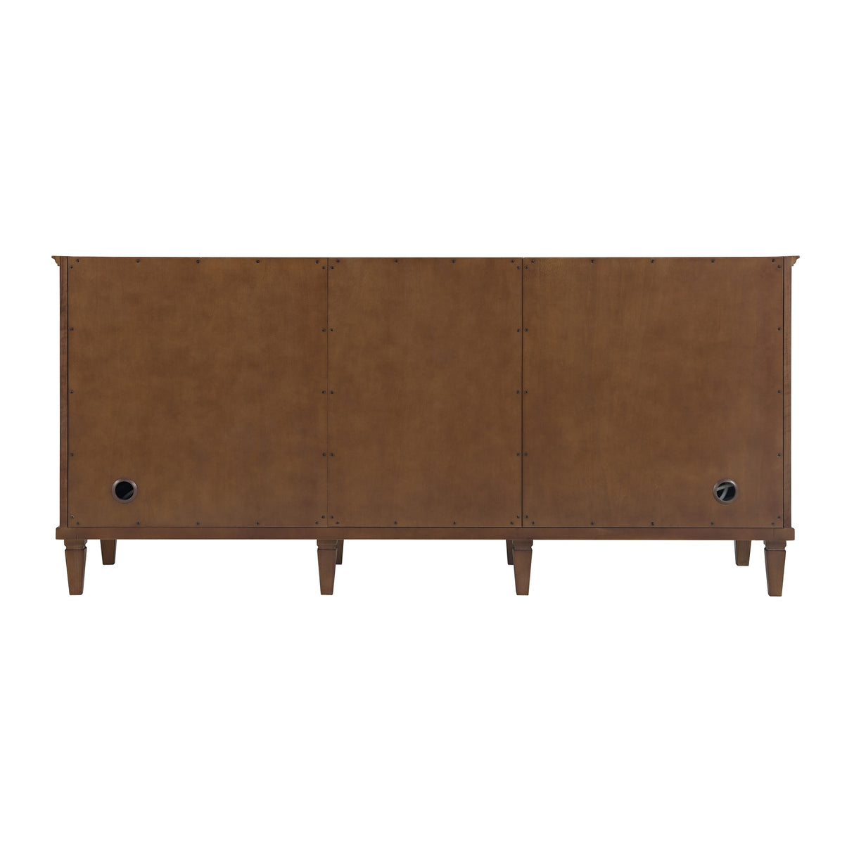 Lorelai 72" Double Vanity, Mid-Century Walnut, w/ 3 CM Siberian Silestone Top