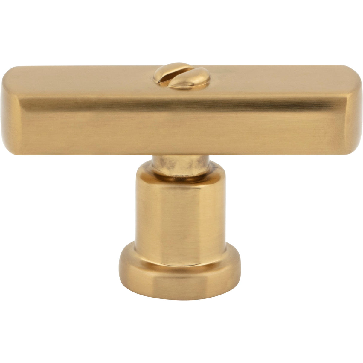 Atlas Homewares Everitt T-Knob 2 Inch Warm Brass