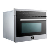 Forno Built-In 1.6 cu.ft. Microwave Oven in Stainless Steel (FMWDR3093-24)