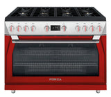 Forza 48-Inch Professional Dual Fuel Range in Radicale Red (FR488DF-R)