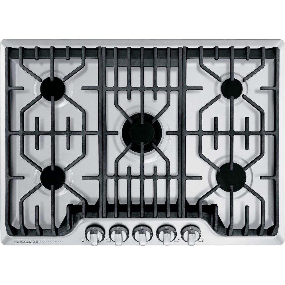 Frigidaire FPGC3077RS 30" Gas Cooktop, Continuous Grates (Griddle Included)